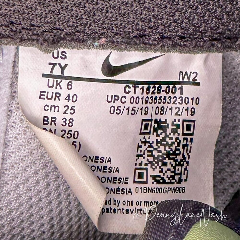 Nike Air Force 1 Low Dunk It (GS) Size 7Y- CT1628-001 - Picture 12 of 13